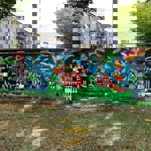 Creation of graffiti wall in Coventry is part of customers’ campaign to tackle fly-tipping thumbnail