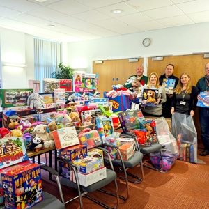 ‘A huge thank you on behalf of our customers!’ – Bamford doors donate Christmas gifts for children living in our supported housing scheme thumbnail