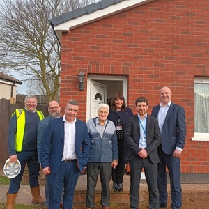 Improvement work completed on 500 properties in social housing decarbonisation project thumbnail